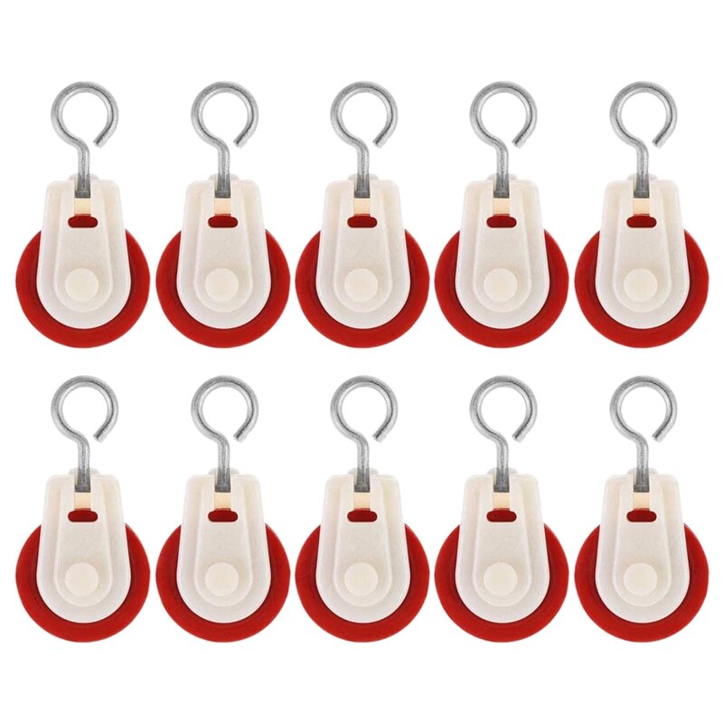 10Pcs Katrol Kas Ventilatie Outlet Plastic Katrol Katrol Accessoires Voor Landbouw Boerderij