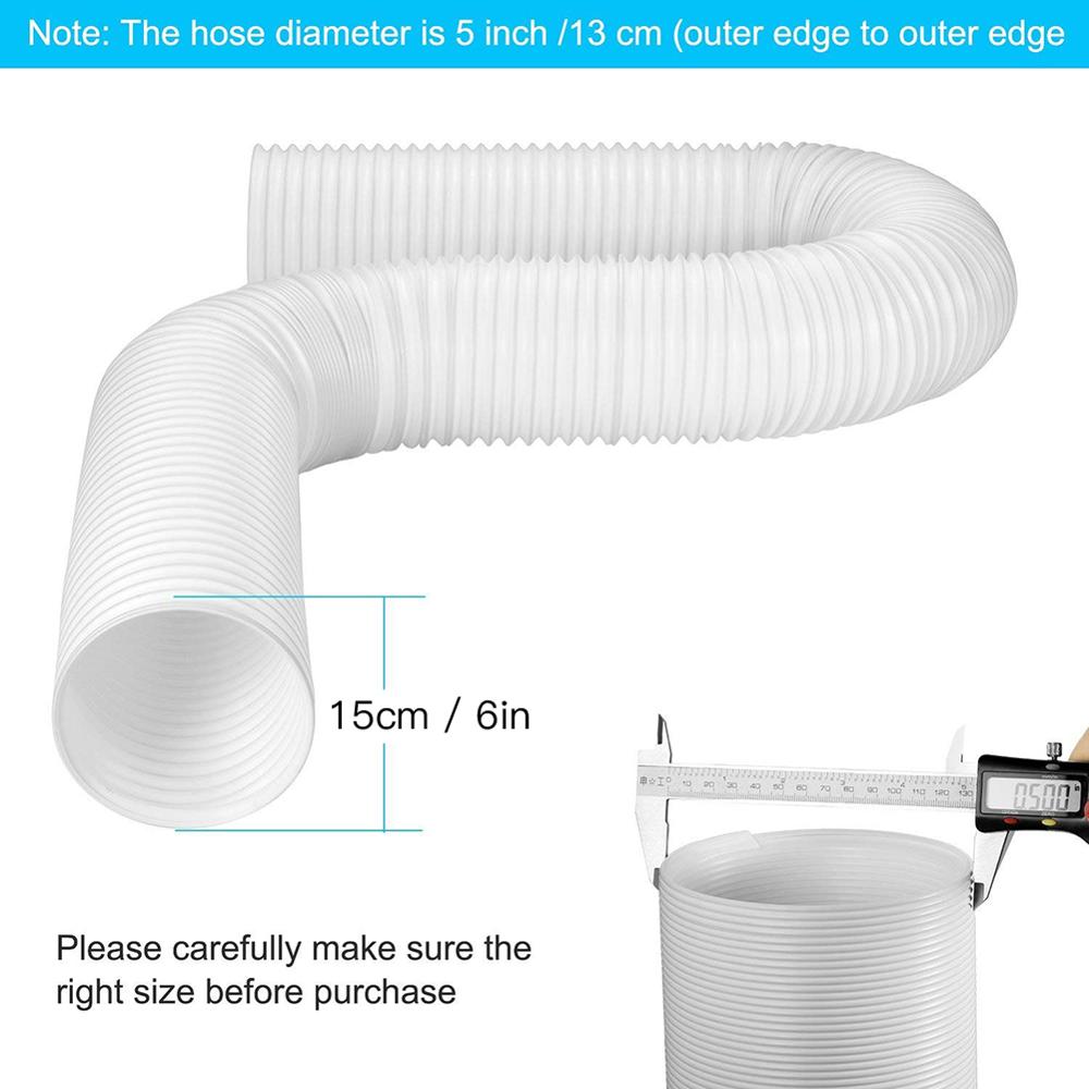 Exhaust Hose Portable Air Conditioner Home Decoration Accessories 5.9 Inch Diameter Universal Flexible Hose For