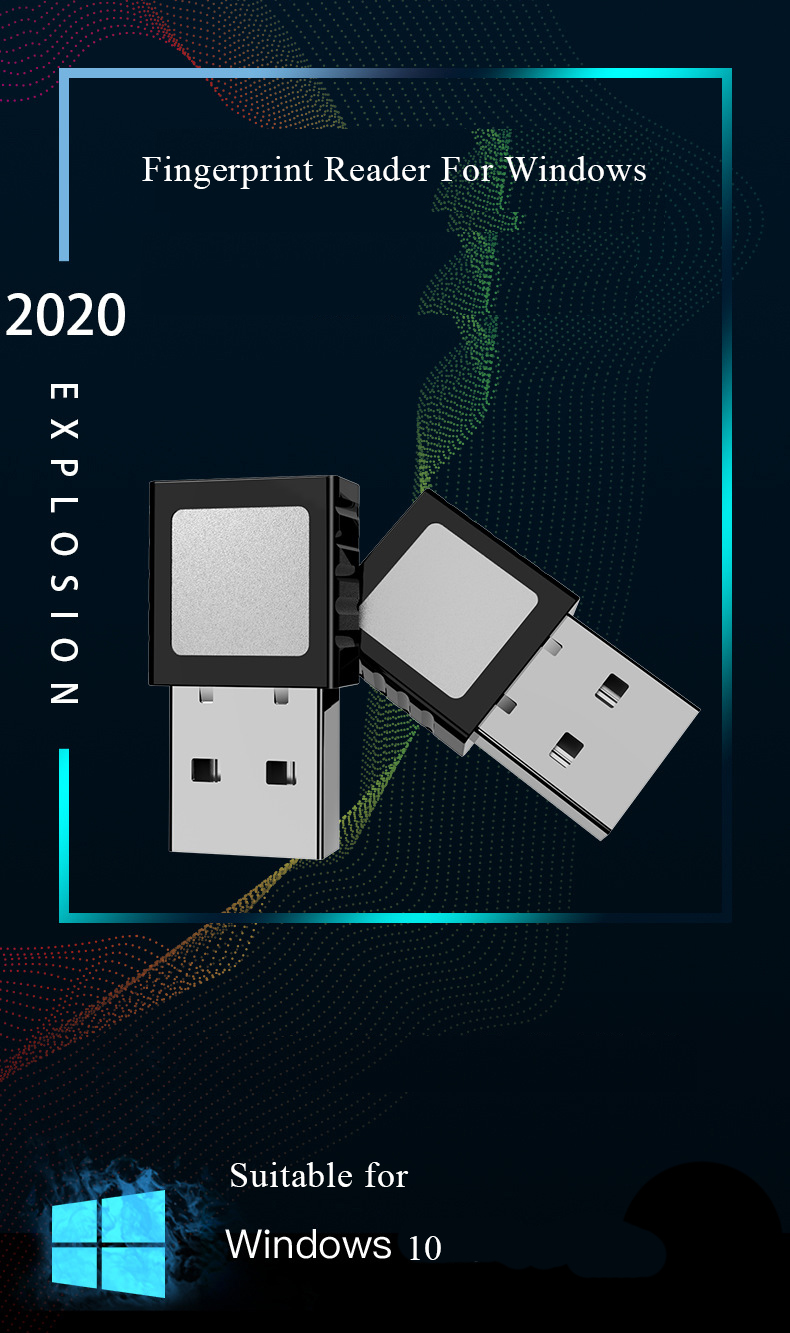 Mini USB Fingerprint Reader Module For Windows 7 10 USB Fingerprint Login Machine Business Password Identification And Unlock