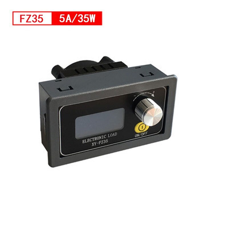 Constant Current Electronic Load Tester Power Aging Adjustable Load Detector Battery Capacity Tester With Cooling F-A-N^: 5A 35W