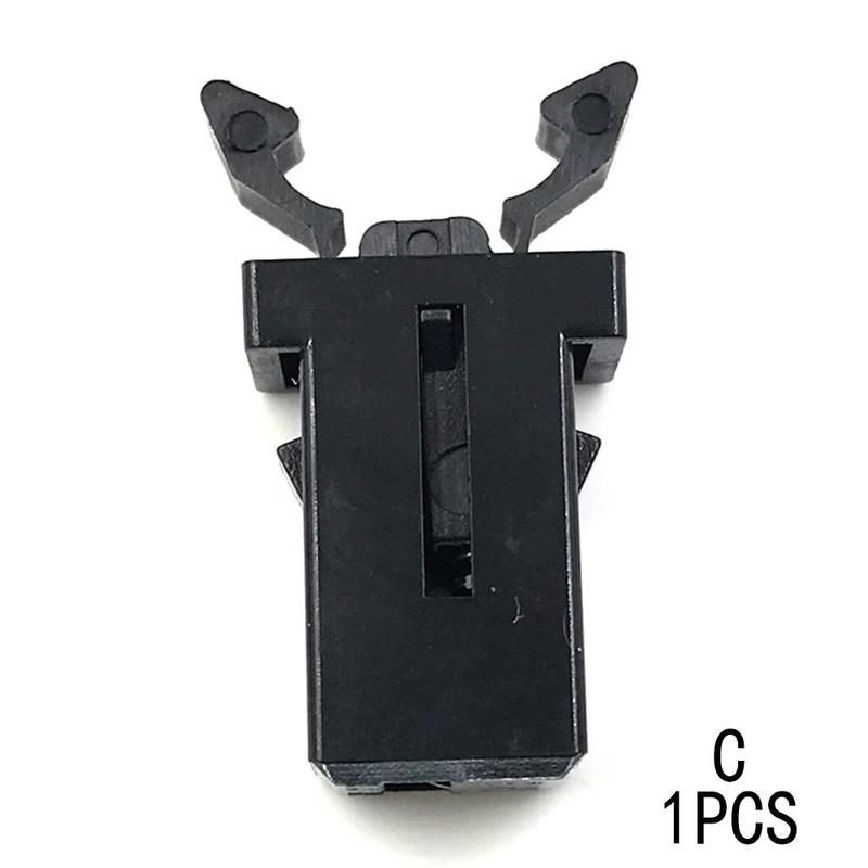 Trash Can Plastic Lock Self-Locking Switch Replacement Catch Compatible Lid Bin Latch Repair Clip Plastic Garbage Grip Clip-on: PR-2 Metal Black