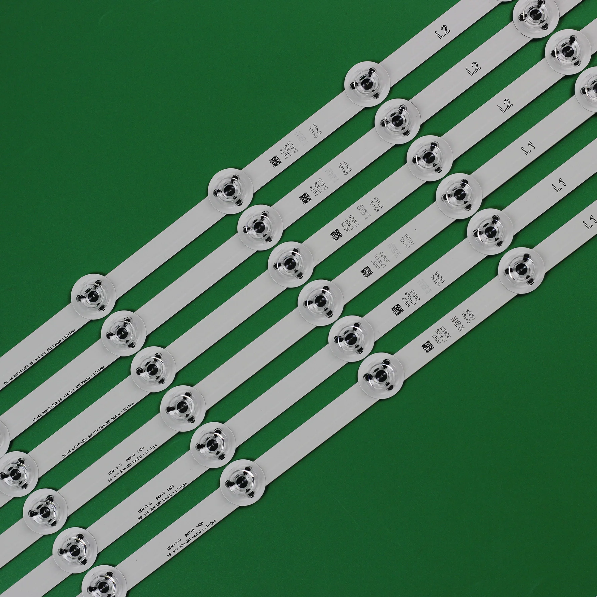 12 stks LED Strip voor 55 "55LB671V 55LB673V 55LB675V 55LB677V 55LB679V 55LB690V 55LB700V 55LB720V 55LB730V 55LB7200 55LB670V