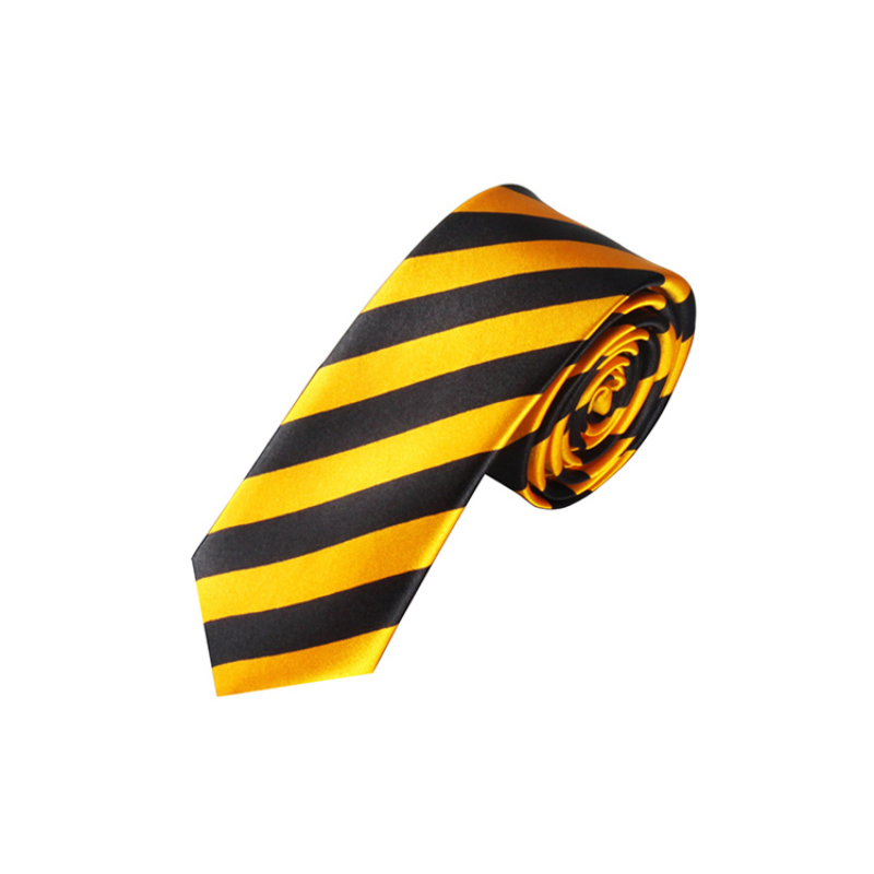 Corbatas a rayas blancas y negras para hombre y mujer, ropa de vestir Formal, corbatas de seda de imitación, corbatas de cuello estrecho, camisas casuales, artesanía diaria, 5CM: Rojo