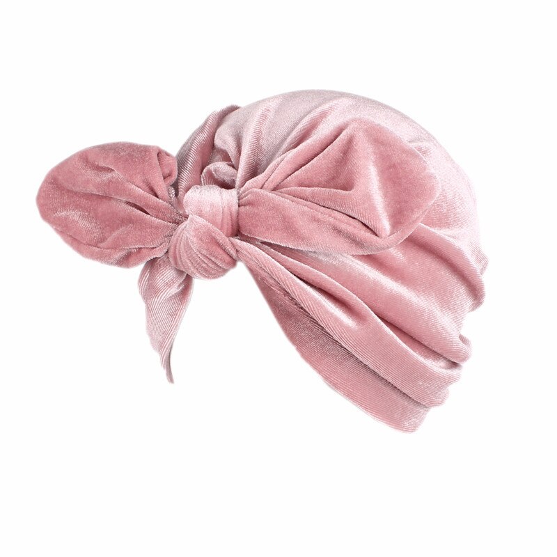 Foulard de tête en velours pour femmes, turban, prêt à porter, intérieur, casquette, musulman, inde,: 5