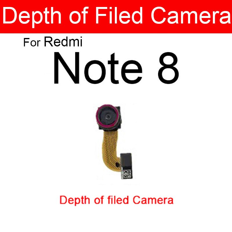 Hoofd Back Camera Voor Xiaomi Redmi Note 8 Note8 Achteruitrijcamera Flex Kabel Facing Camera Model 100% Goed Getest Vervanging: Depth of Filed