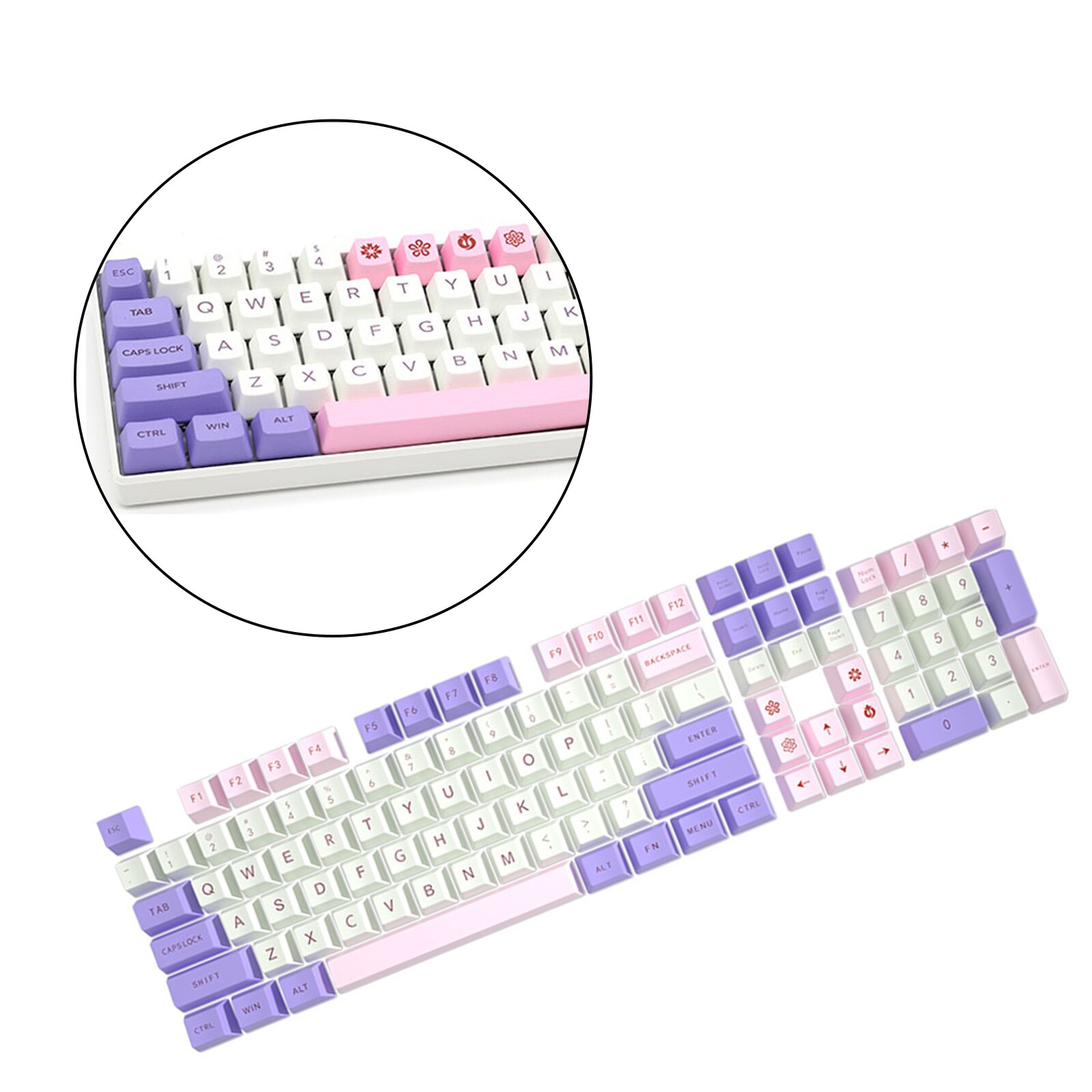 Teclado Mecânico Brinquedo Fidget Chaveiro Com Luz LED Interruptor De 4 Teclas Testador Alívio Teclado Mecânico Brinquedo Fidget Chaveiro Com Luz LED Interruptor De 4 Teclas Testador Alívio