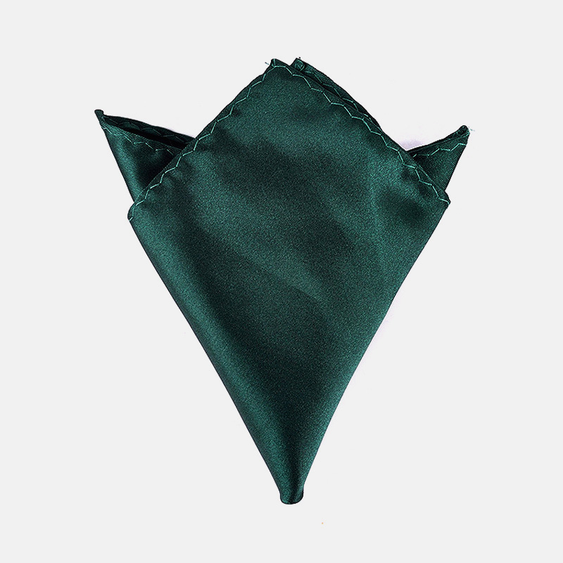 Lenço masculino de luxo, cor sólida, branco, preto, vermelho, lenço de poliéster, bolso de negócios, toalha de peito quadrada 22*22cm: Verde Fluorescente