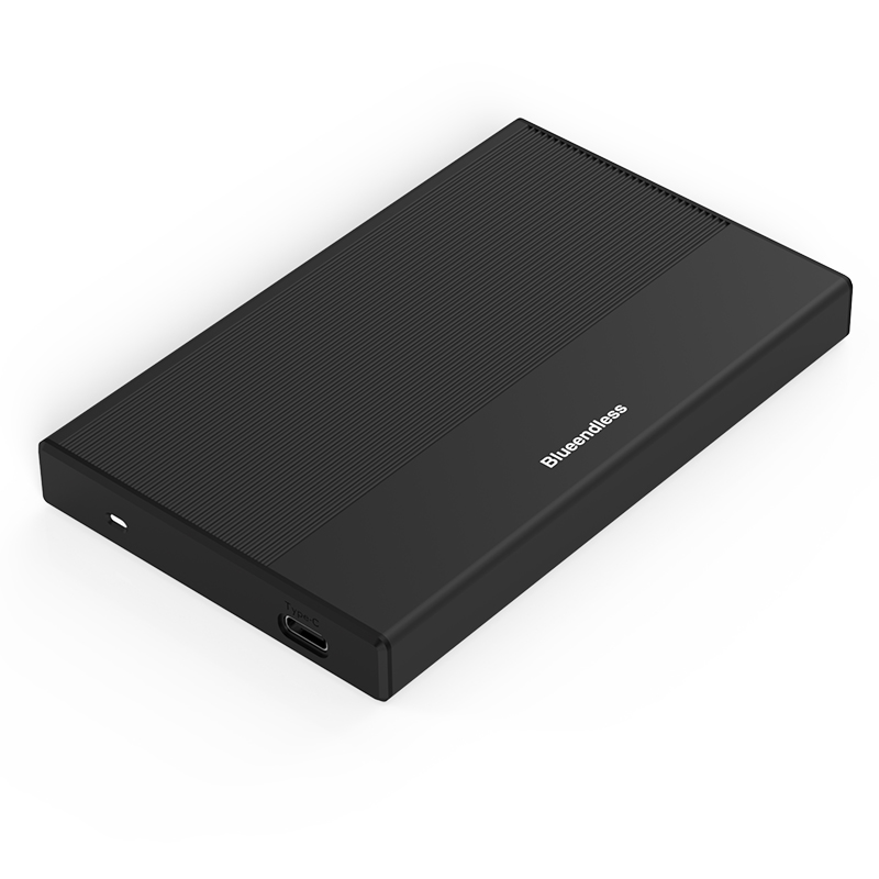Blueendless USB3.0 HDD Hard Drive HDD Case Sata Case Aluminum 2.5 HDD Encolsure for Laptop PC External HD Case Hard Drive: DEEP BLUE