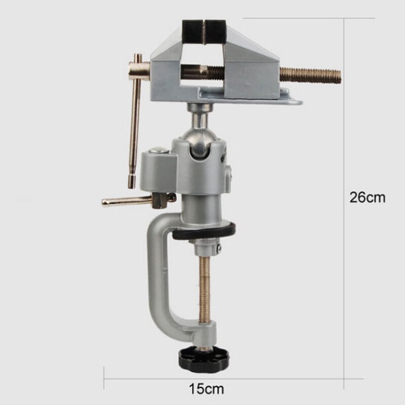 Mini Vise Tool Aluminum Small Jewelers Hobby Clamp On Table Bench Vice Lathe 30mm Table Screw Vise Bench Clamp Screw Vise