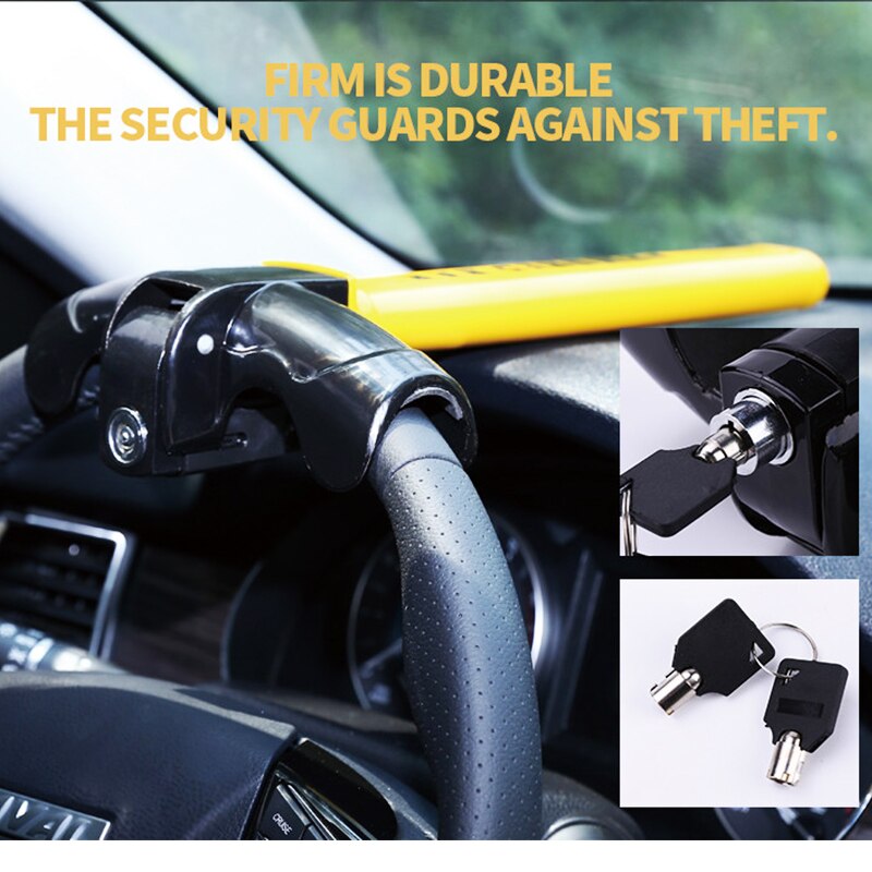 Auto Stuurslot Zware Vergrendeling Apparaten Duty Anti-Diefstal Auto/Van Security Rotary Verbeteren Auto Veiligheid