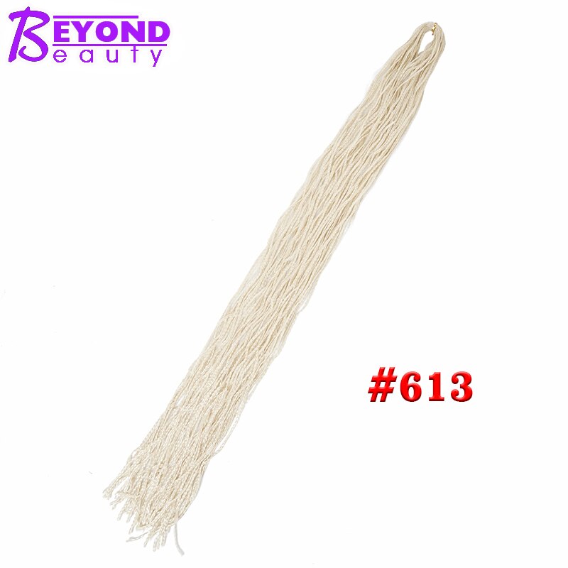 Box Braids Extensions Hair For Crochet Braids Synthetic Braiding Hair Micro Braid Crochet Hair Zizi Braids 50g / pack: #613
