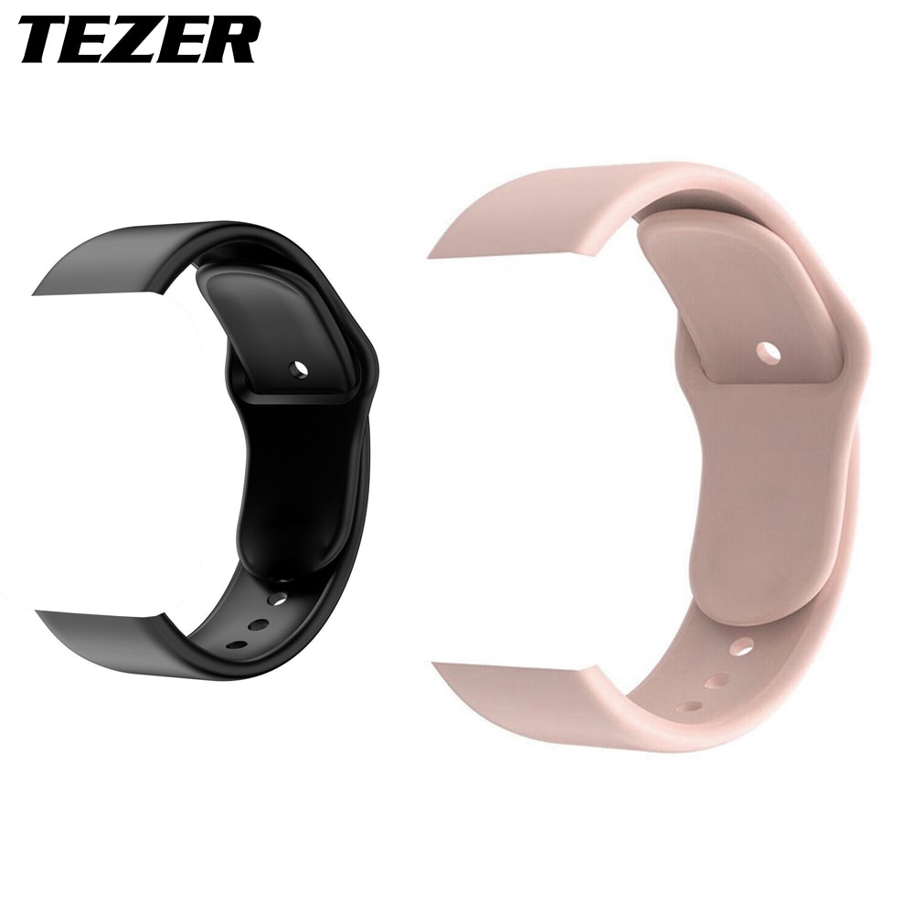 D20 Siliconen Band Tpu Waterdichte Duurzaam Armband Voor Y68 Smart Horloges Vervangbare Wrist Band Roze Wit Zwart