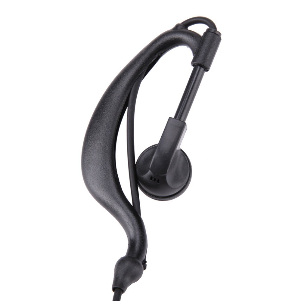 Black Mm G Hook Interphone Earpiece Earphone Wa Grandado