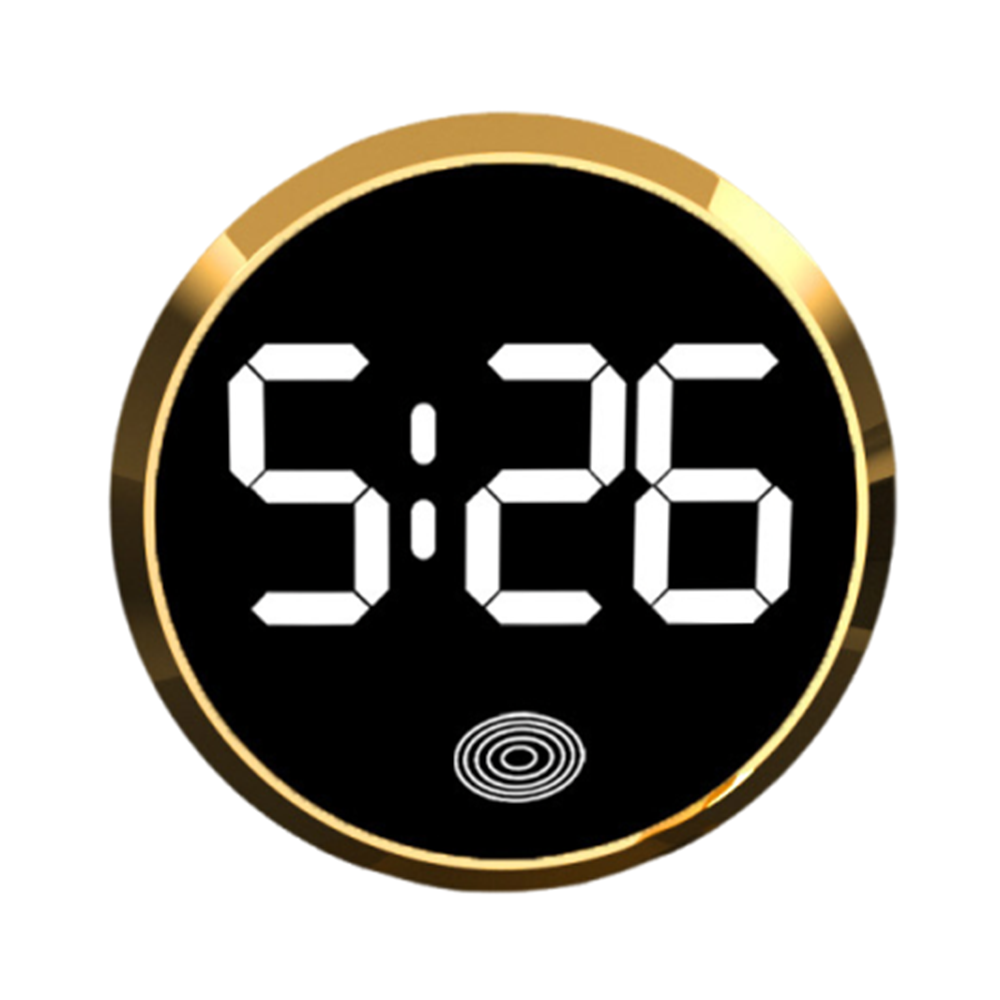 Touch-Activated Car Dashboard Clock Mini Novelty LED Electronic Watch LED Time Display Simple Luminous Car Clock Home/Office: Red