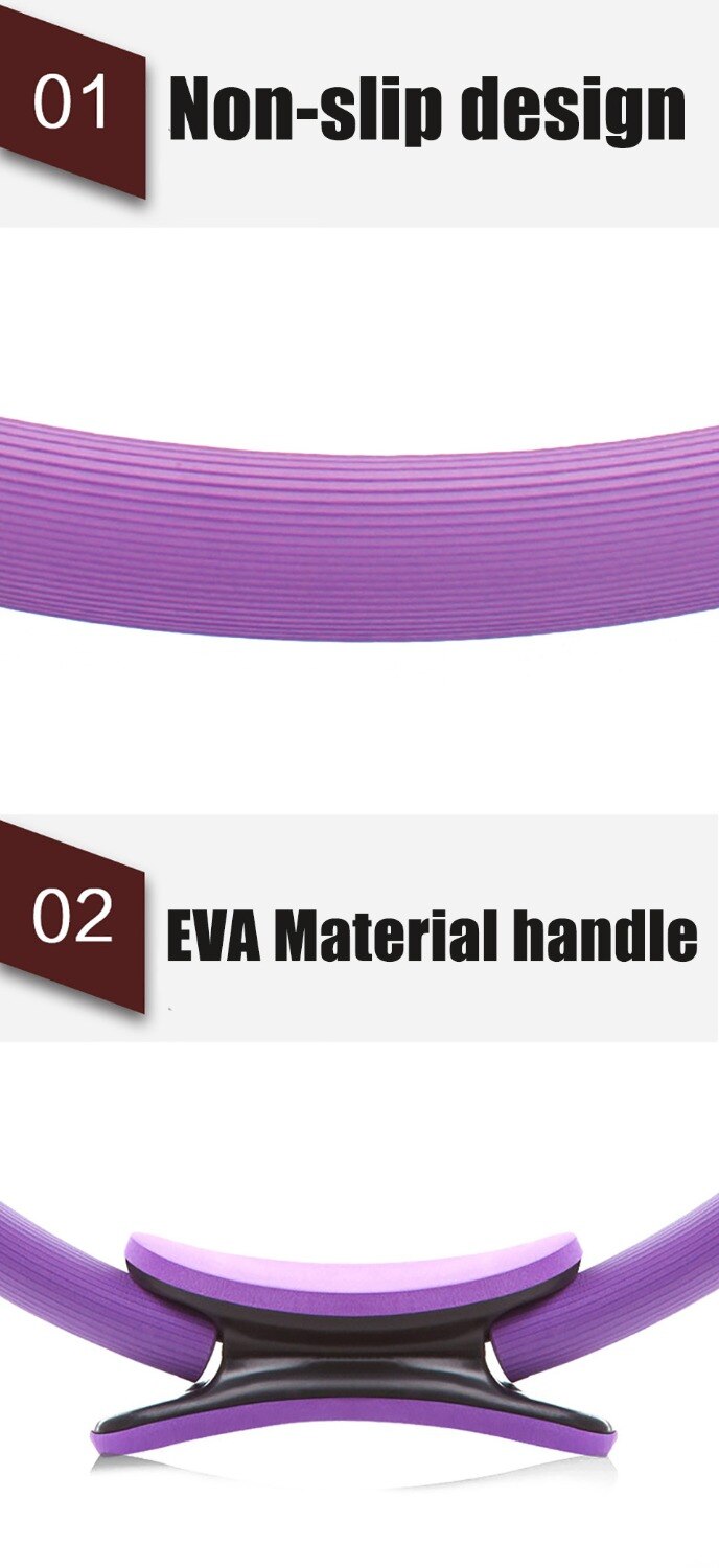 Yoga Pilates Ring Magie wickeln Abnehmen Karosserie Gebäude Ausbildung schwer Pflicht PP + NBR Material Yoga Kreis 5 farben