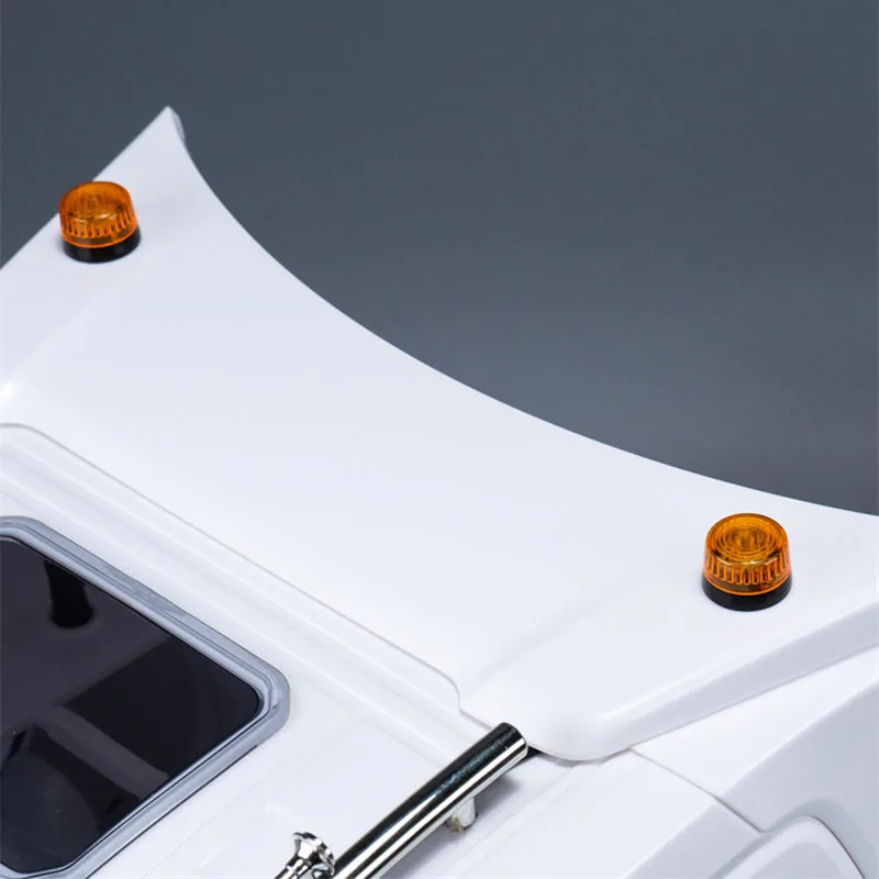 Led 360 graus de rotação luz rc modelo luz advertência para 1/14 tamiya rc caminhão basculante 770s r620 benz aros homem tgx carro