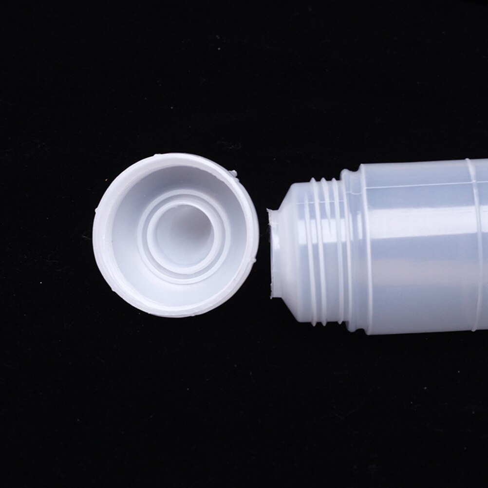 2 szt. Butelka robić farbowania włosów salon aplikator portatywna skośna końcówka trwałe plastikowe narzędzie fryzura butelka robić farbowania włosów farbowanie