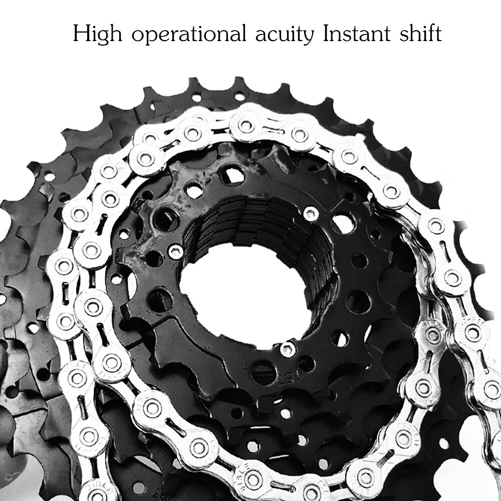VXM łańcuch rowerowy 9 prędkości pół pusta łańcuchy rowerowe 9 S 116 linków ultra lekki wioślarz górski wioślarz szosowy o zmiennej prędkości zapakowane wioślarz części
