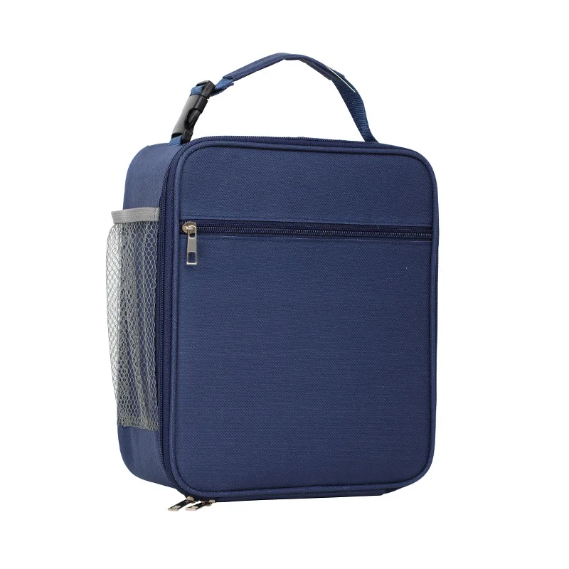 Portable Large Capacity Insulated Lunch Box, Reusable Lunch Bag for Men Women, Waterproof Oxford Cloth Insulated Cooler Bag