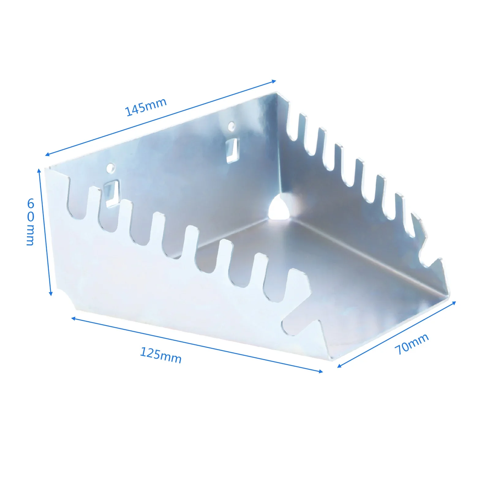 Gereedschap Haak Opknoping Wrench/Boor/Pole/Schroevendraaier/Socket Rack Hardware Onderdelen Opslag Board Wall-Mount houder Organizer Garage: 145mm Wrench Rack