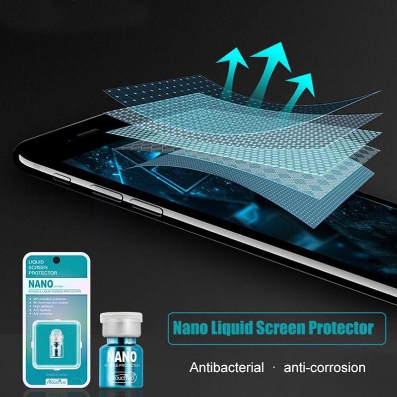 2ml Hi-Tech Nano Liquid Screen Protector For iPhone Invisible Screen MAX Universal Full Cover 7 XS Film 8 PLUS Xiaomi Samsu Z5L1