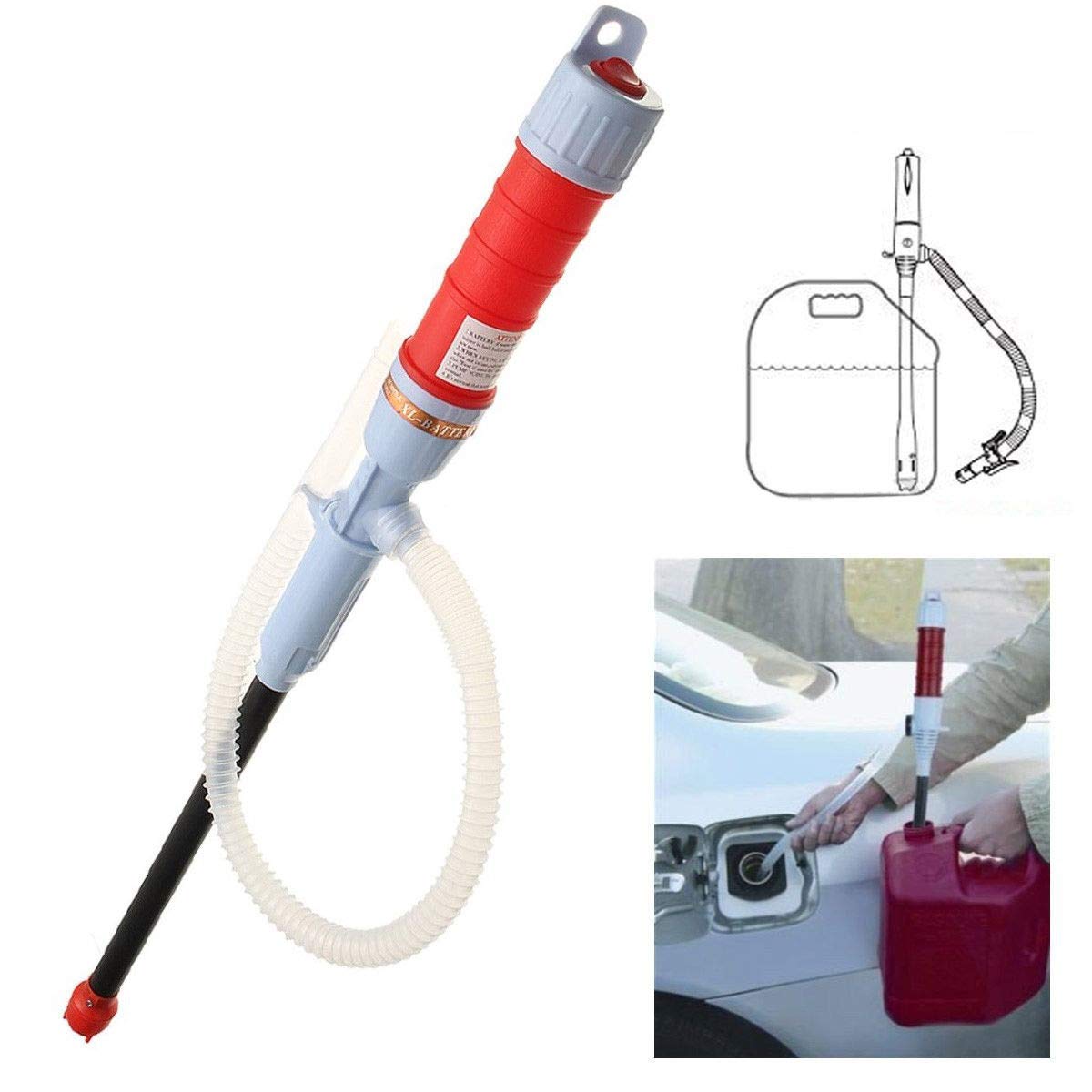 Electric Automatic Fuel Fluid Water Siphon Pump Battery Powered Gas Water Bathroom Pond