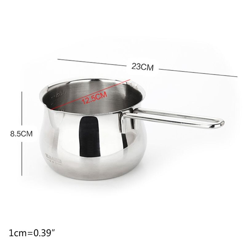 Mini Melk Verwarming Pot Sauzen Boter Chocolade Smelten Pan Roestvrij Staal Kookgerei Bakken Koken Tool