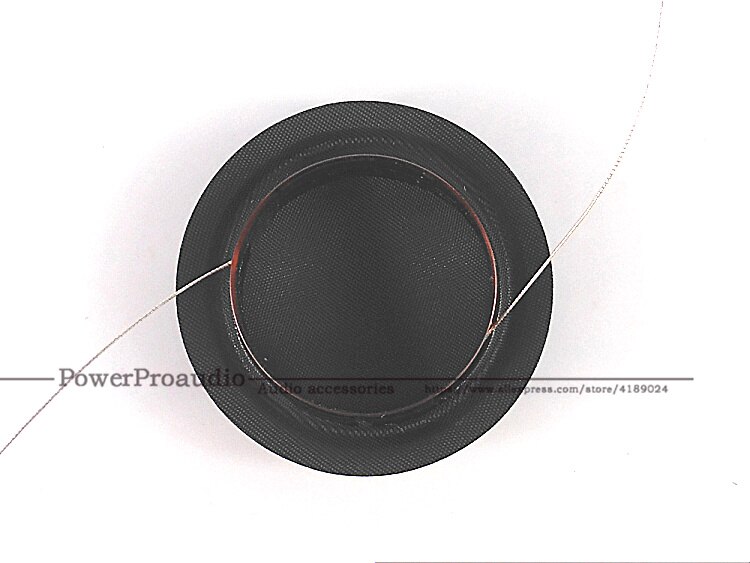 Tweeter de cúpula de 1 pulgada, bobina de voz, diafragma de seda negra, Universal, 25,5 núcleos, cables laterales, altavoz de agudos, reparación de 4ohm o 8Ohm, 2 uds.