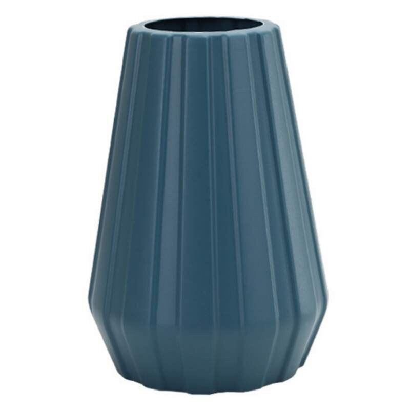 Plastic Vase Flower Arrangement Container Vase Imitation Glaze Jardiniere Flower Device Vase Desktop Decoration/: DL