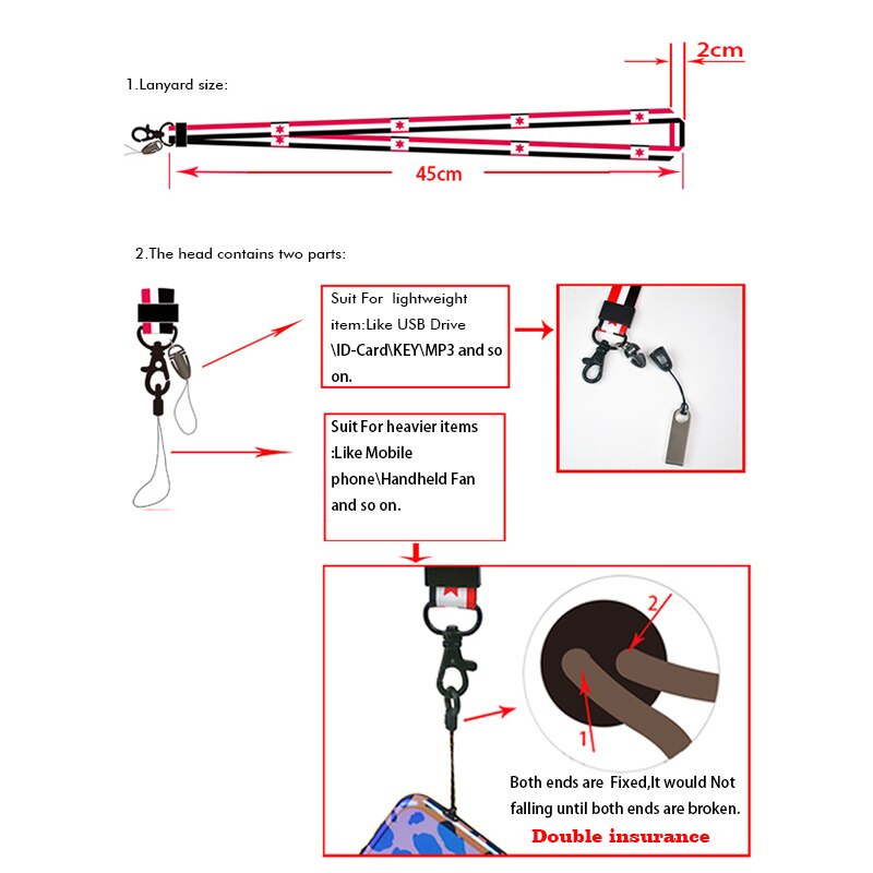 Colhedores para chaves cartão telefone-suporte-aperto colhedores para emblemas chaves correias de pulso multi-função pescoço bohemia pescoço correia