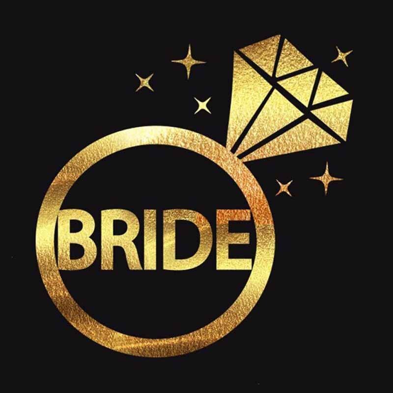 Team Bride tribe Sleep Mask Bridesmaid Proposal Bachelorette hen Party Wedding engagement bridal shower decoration Favor: bride sticker