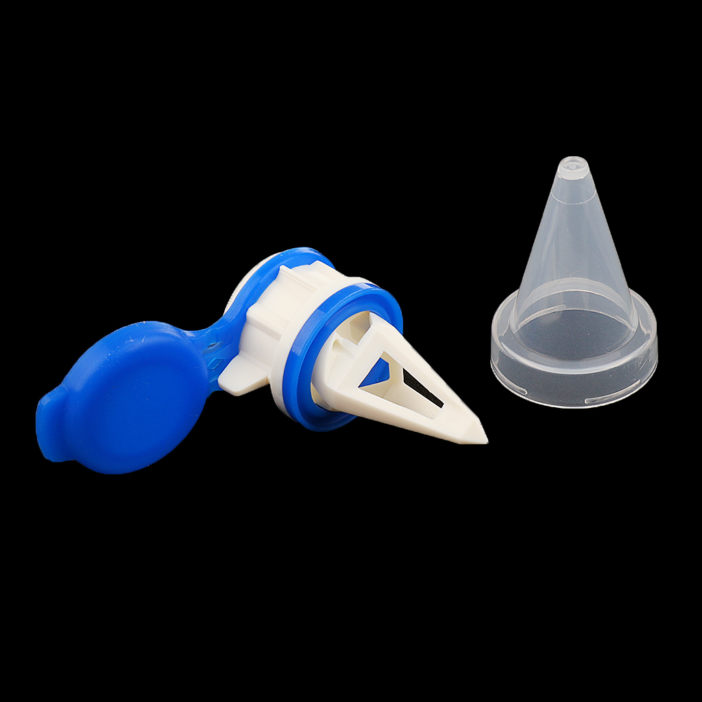 2 Pieces Spout Pourer, Silicone Milk Bottles Brick, Drink Bottle Splitter Beverage Changeover Caps - Keep Drink Cool And Fresh