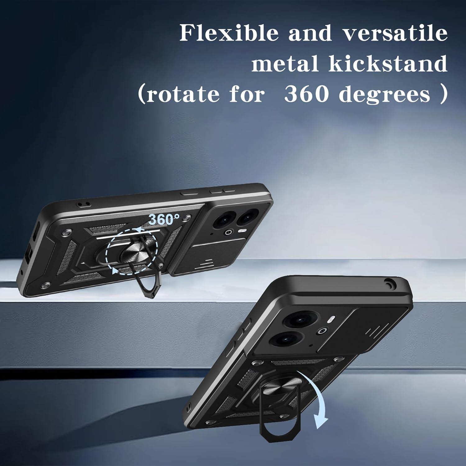 Armor Case For Realme 14 5G Realme 14T Cover Lens Protection With Ring Magnetic Holder Coque Fundas Capa