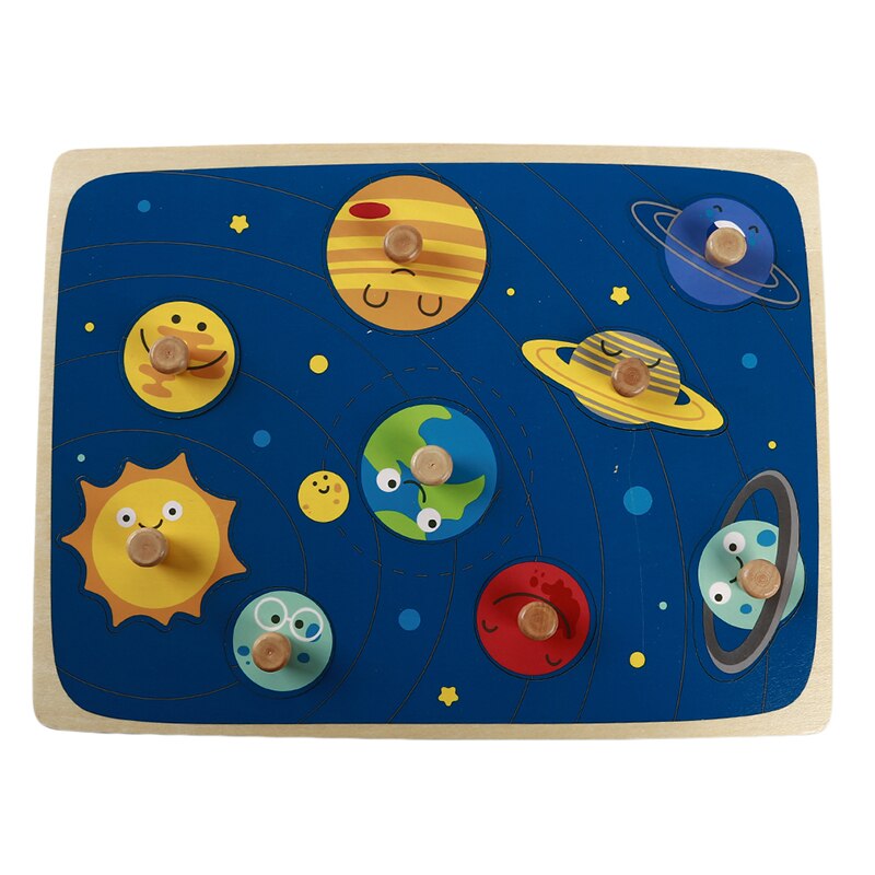 Kids Puzzel Speelgoed Cartoon Afdrukken Houten Puzzels Puzzel Baby Educatief Speelgoed Voor Kinderen