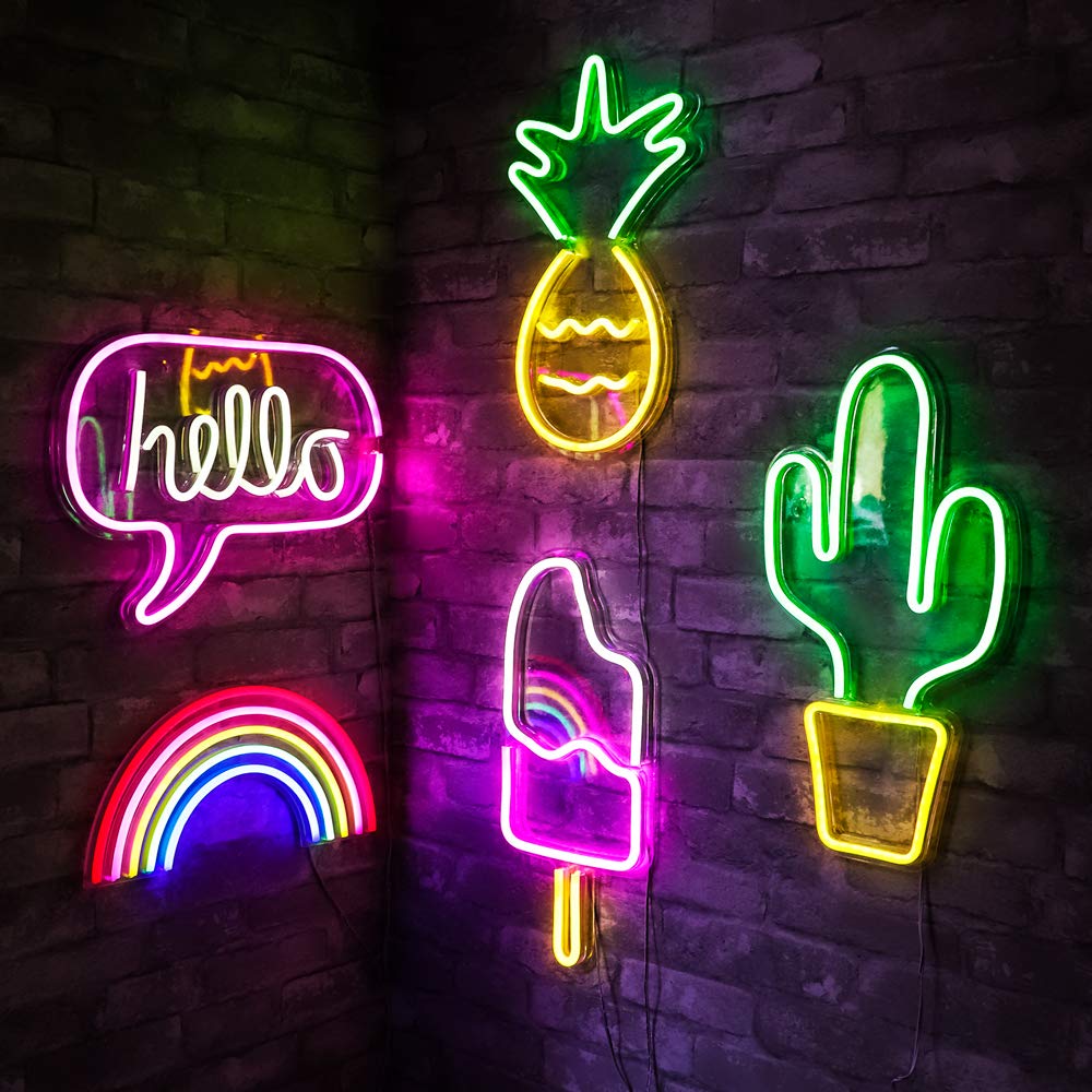 Insegna al neon Relax Insegna a LED Relax Decorazione da parete Relax Arte da parete Decorazione