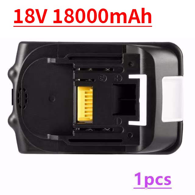 100%  originale makita 18v 18000 mah oppladbare elverktøybatterier med led li-ion erstatning lxt  bl1860b bl1860 bl1850: Hvit