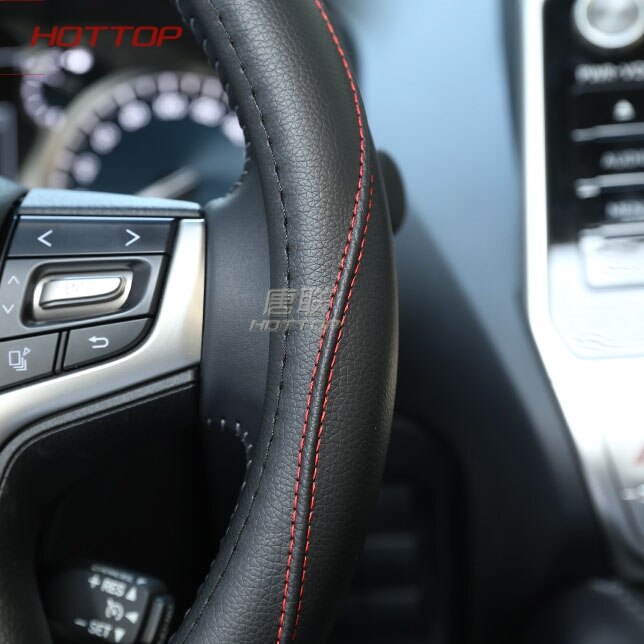 leather car steering wheel cover for toyota LAND CRUISER Land Cruiser 200 Prado 150 120 automobile