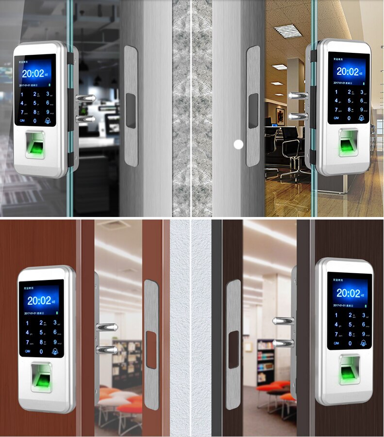 Biometric Fingerprint Door Lock With Keypad XM-300 Keyless Door Lock For Home Office Anti-theft