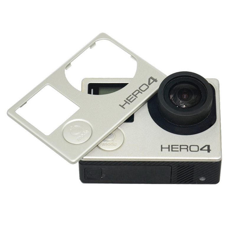 Go pro Hero 4 3 + Hero4 coque de carrosserie panneau avant caméra panneau avant cadre de couverture porte pour Gopro Hero 4 3 + pièces de réparation