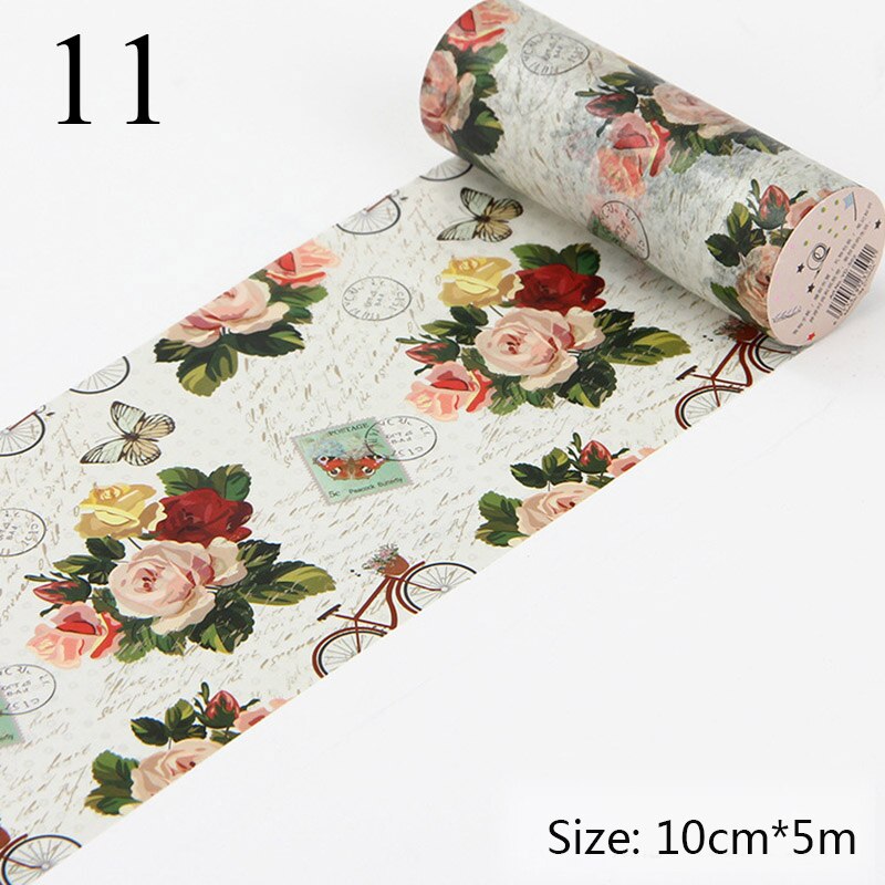 Retro engelsk tidning washi tejp vintage bred maskeringstejp dekorativ tejp klistermärke scrapbooking dagbok brevpapper: 11
