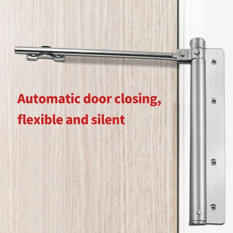 Adjustable Stainless Steel Automatic Door Spring Soft Close Fire-proof Furniture Hardware Door Closer