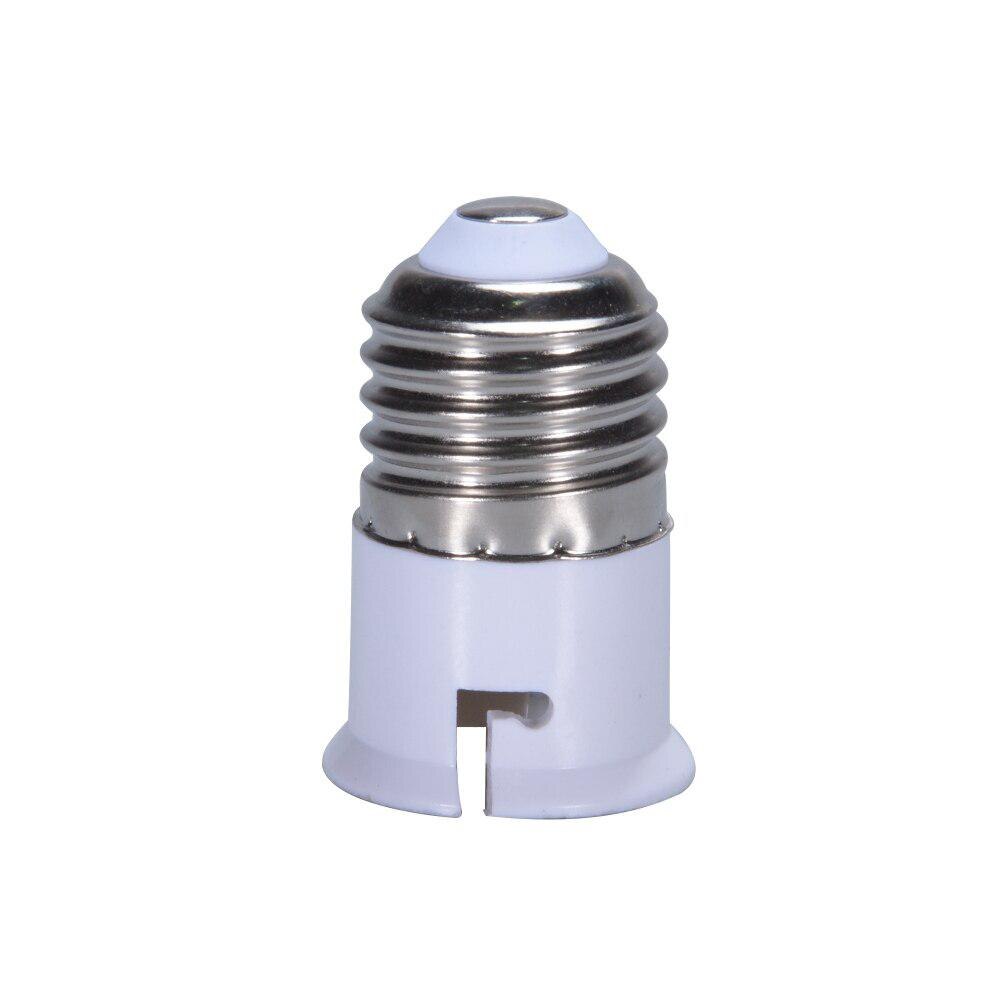 E27 To B22 Light Lamp Bulb Fireproof Holder Adapter Converter Socket Base Converter Edison Screw To Bayonet Cap