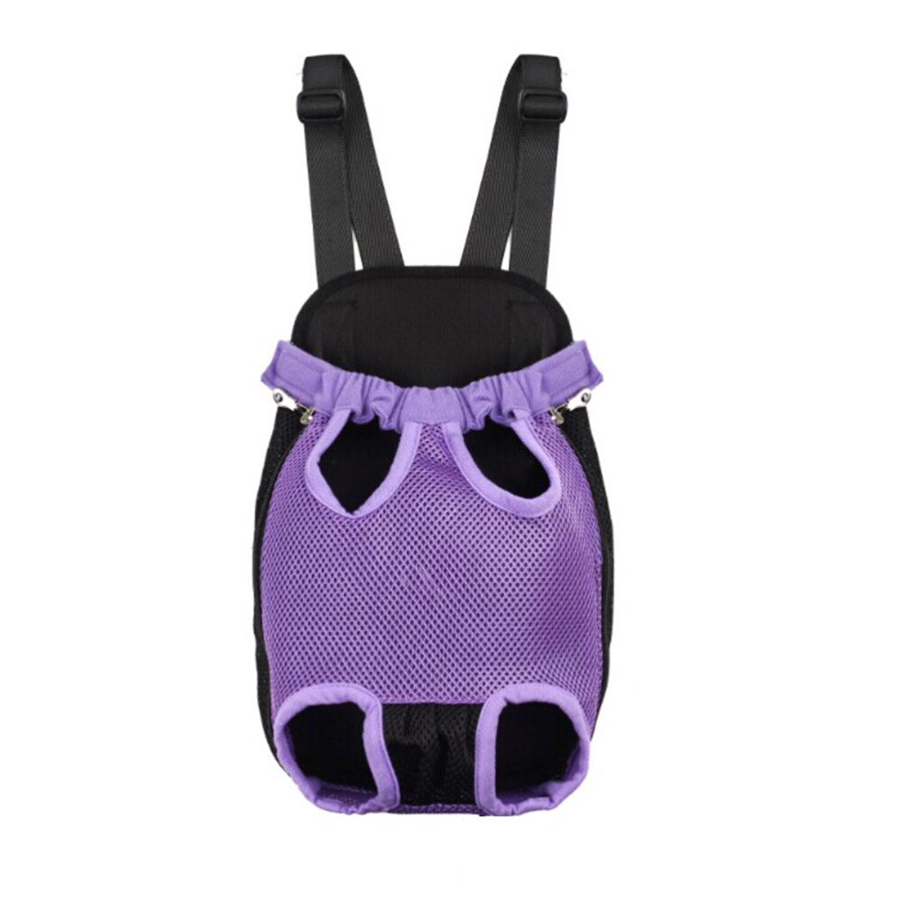 Draagbare Pet Dog Carrier Front Pack Borst Pack - Size (Rood): Purple