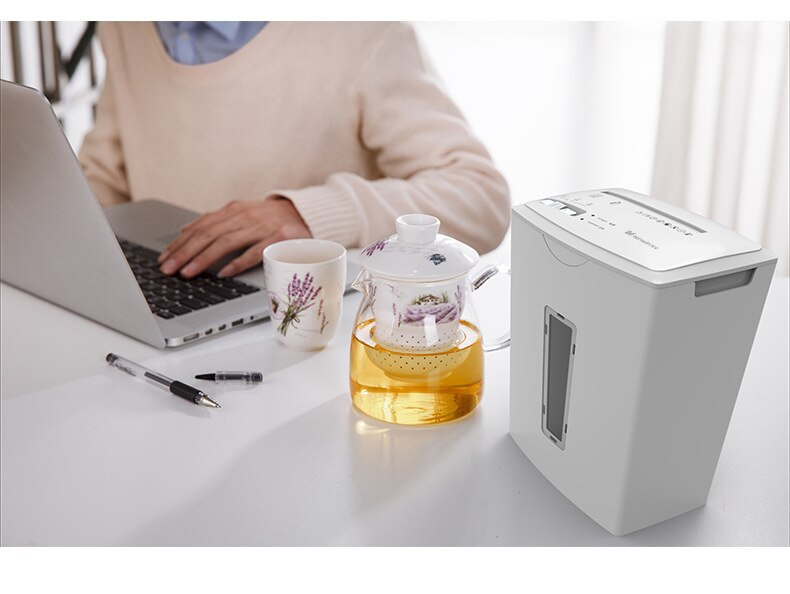 Mini Desktop Paper Shredder Automatic Shredder For Household Small Office Documents A4 Paper Confidential Financial Documents