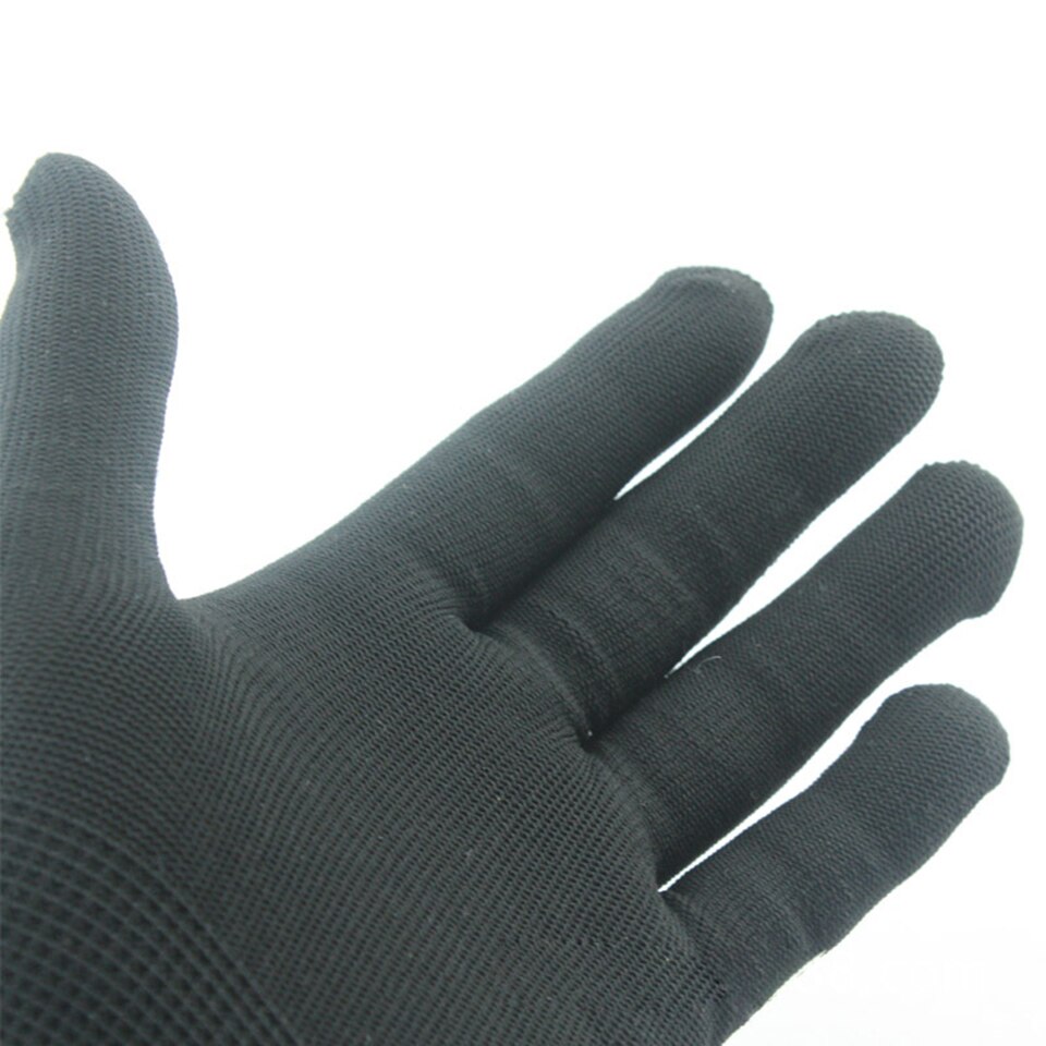 Køretøj wrap vinyl applikationshandske nylon vinyl wrap handsker til bil vinyl film grafik klistermærke installere mo -722: Sort