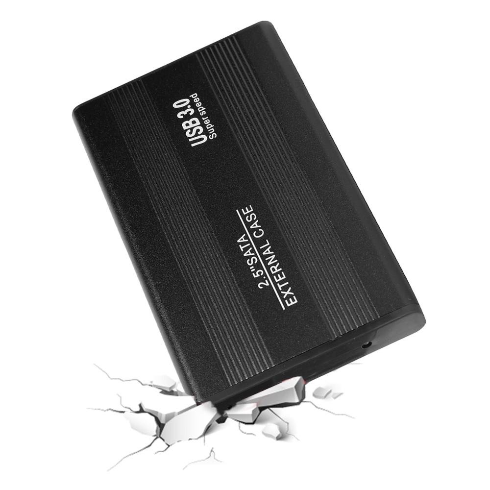 2.5 inch USB 3.0 to SATA External Enclosure Case Portable High Speed 6-Gbps SSD Hard Drive Enclosure Case Support 3TB