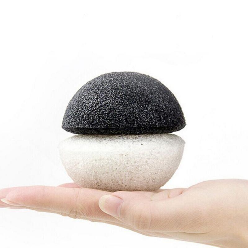 Magic Natural Konjac Facial Puff Round Shape Face Pore Deep Cleaning Sponge Cosmetic Puff Facial Cleanser Brush Makeup Tools