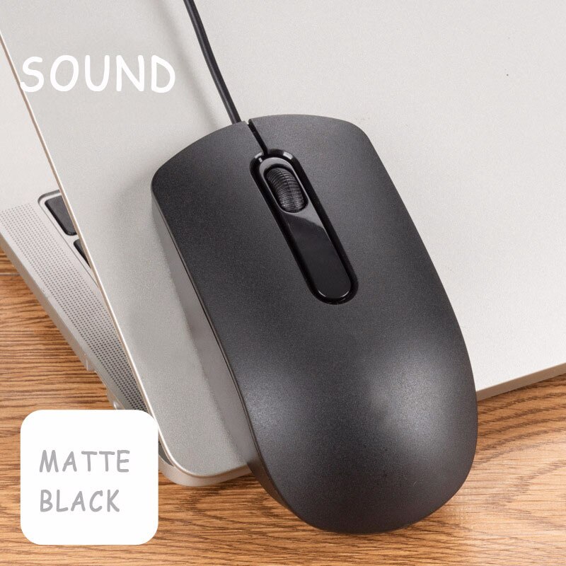 Wired USB Optical Mouse 3 Colors SOUND/MUTE 1200dp... Grandado