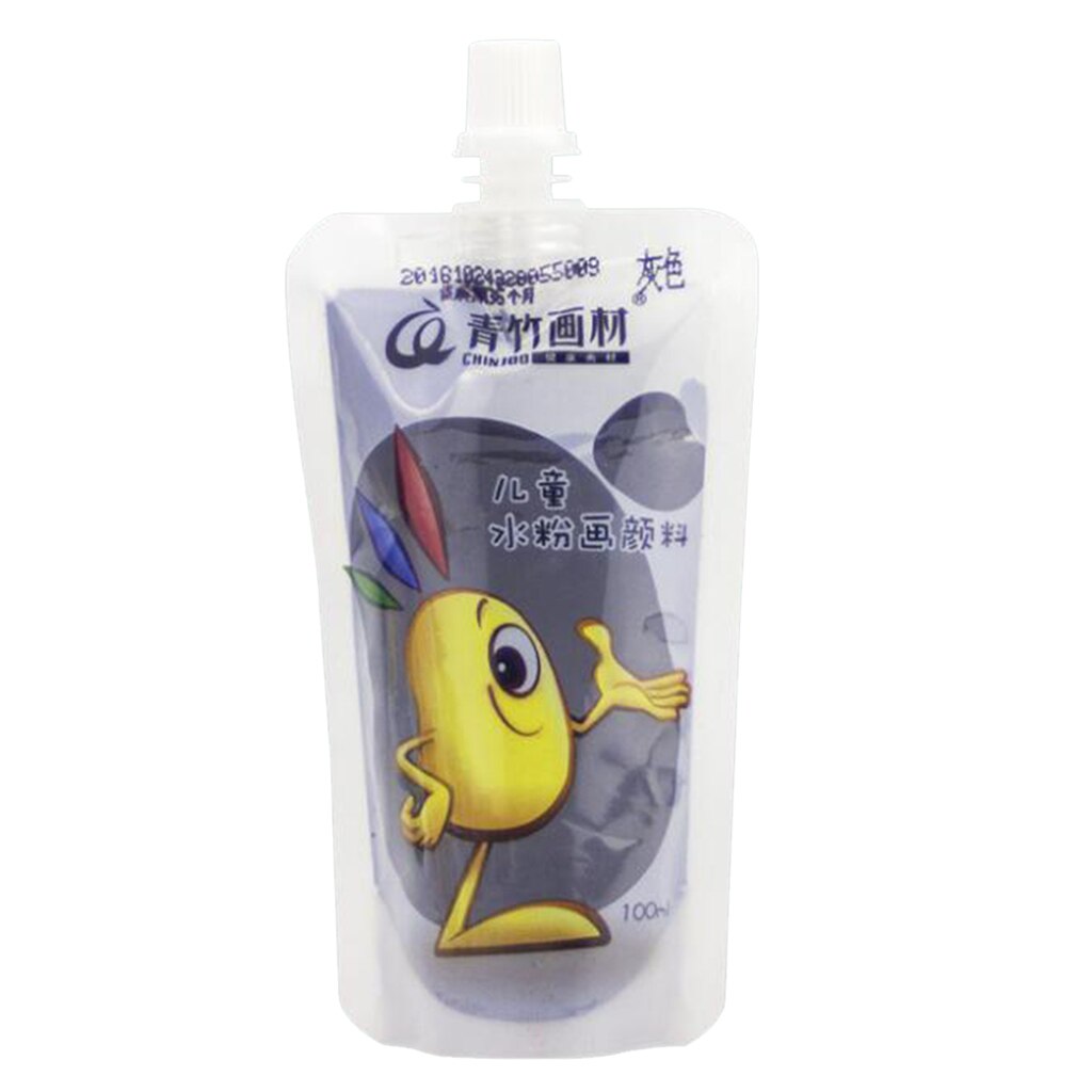 Pinturas Gouache para niños, pigmentos no tóxicos, suministros de arte para pintar acuarela, lienzo, madera, pared, tela, 100ml
