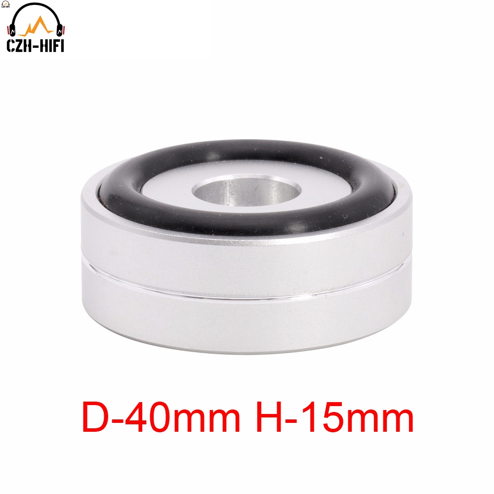 1pc 40mm Machined Full Aluminum Amplifier Feet PC Chassis Speaker Cabinet Isolation Stand Base AMP DAC Turntable Pad Cone